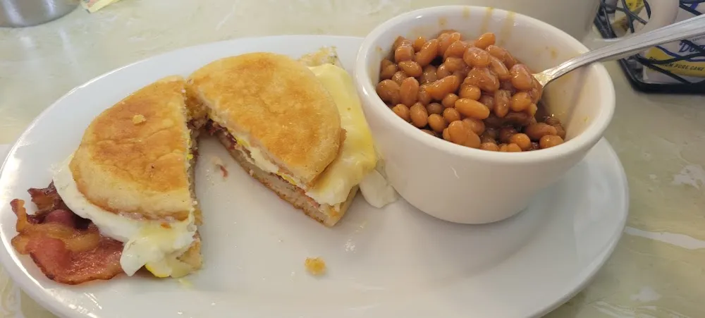 Bacon Egg and Cheese on an English Muffin