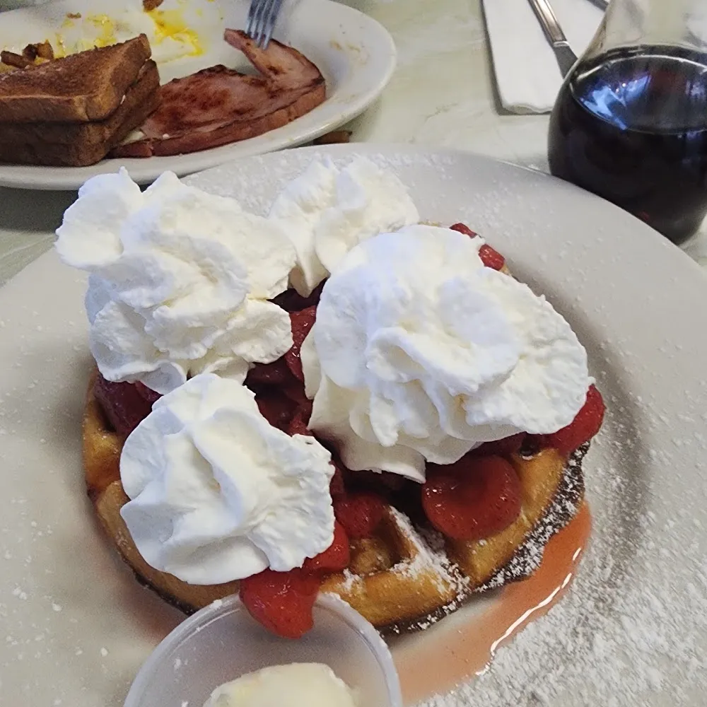 Belgium Strawberry Waffle